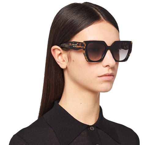 prada sunglasses havana blue|prada havana sunglasses women.